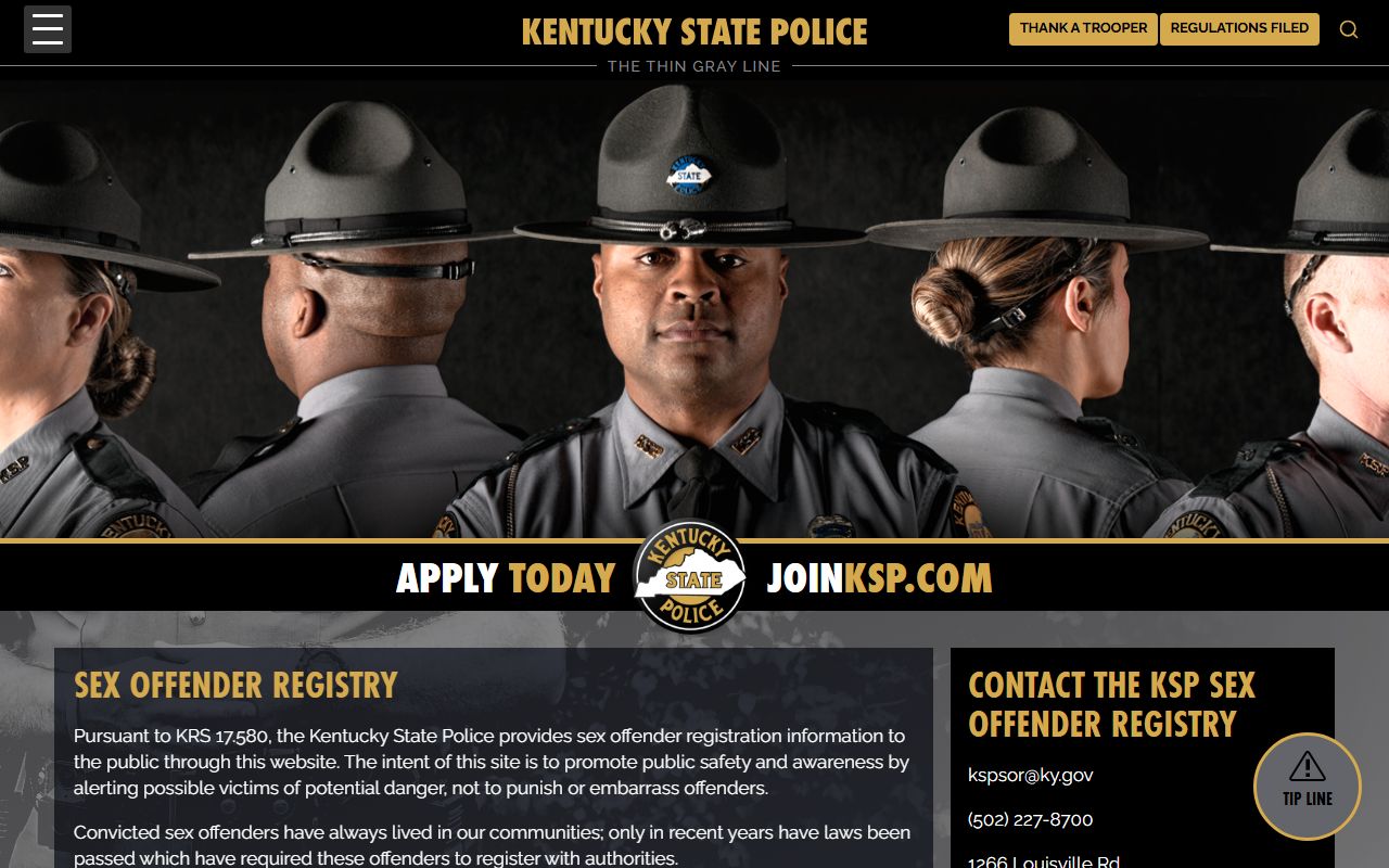 Ballard County arrest records and court charges Kentucky sex offender registry