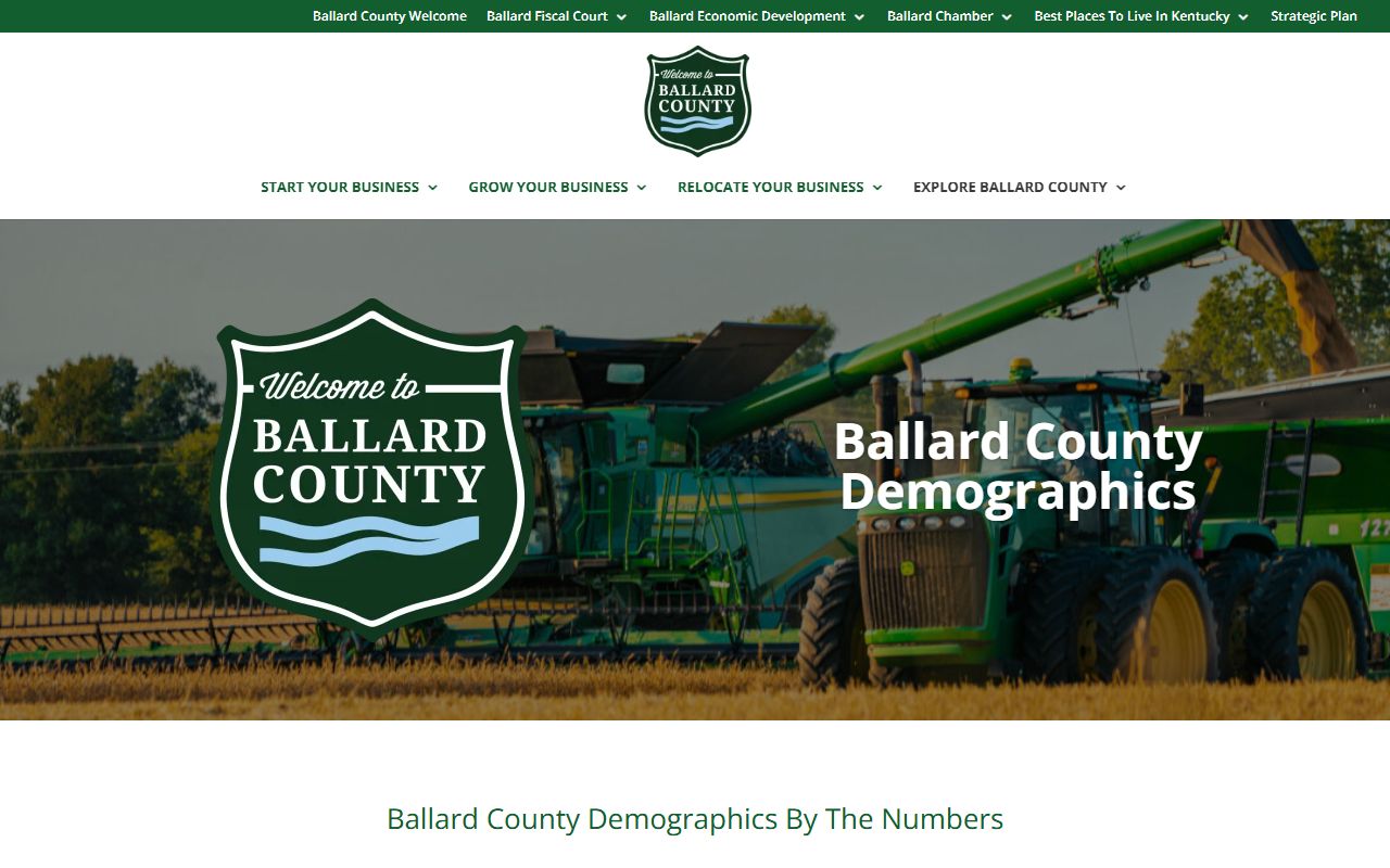 Ballard County court records demographics page