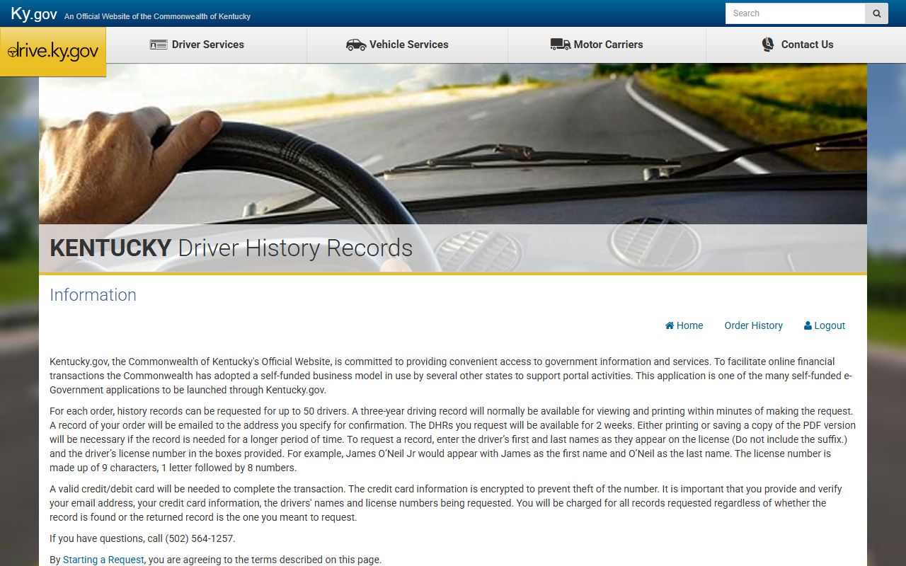 Ballard County traffic court records Kentucky DHR more information